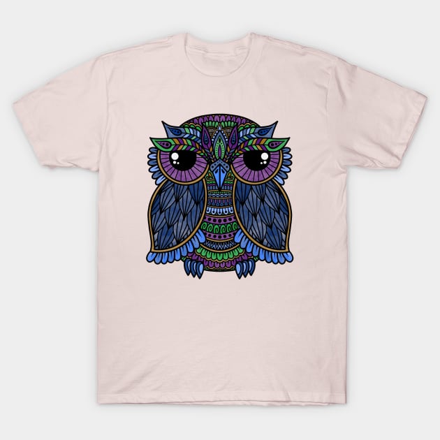 Zen Owl T-Shirt by Shine Design Blossom
